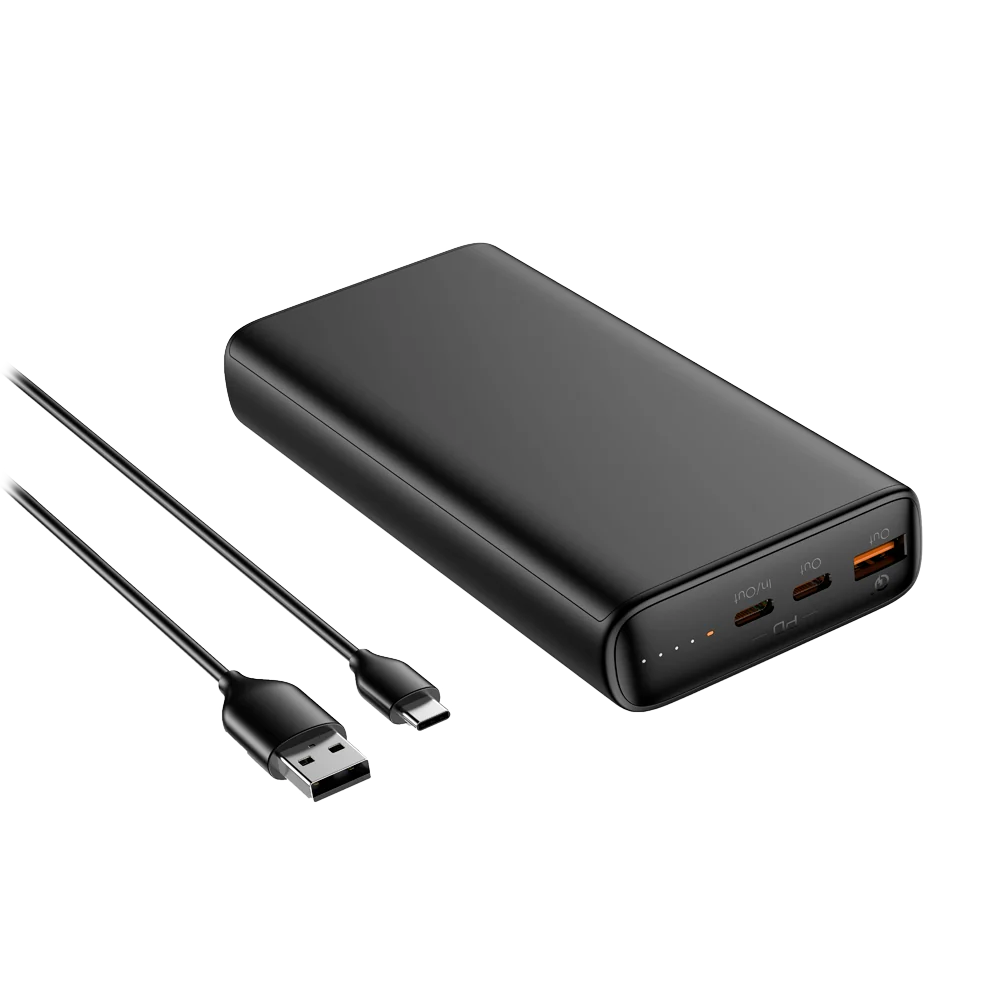 VEGER POWER BANK COM LED DE CARREGAMENTO 20.000MAH