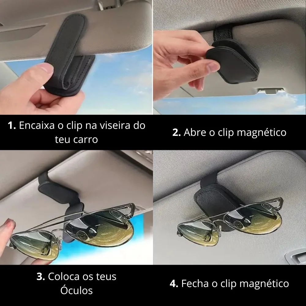 Extensor de Pulseira Clip magnético para óculos