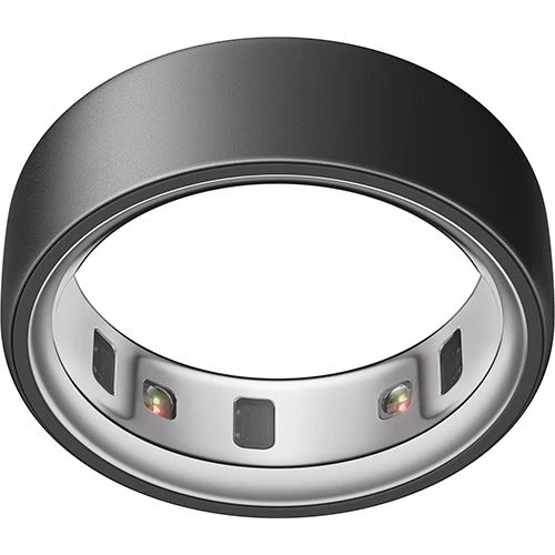 Anel Inteligente Oura Ring4 - Stealth - Tamanho 15 Compatível com Apple Pay