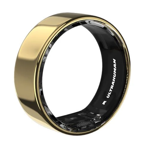 Anel Inteligente Ultrahuman Ring Air - Bionic Dourado -Tamanho 7 (18.09 mm)