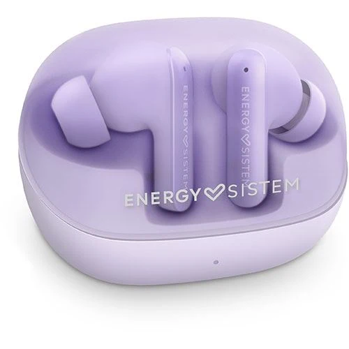 Auriculares True Livre de fios Bluetooth Energy Sistem Serenity ANC - Lilás com Carregador Sem Fio