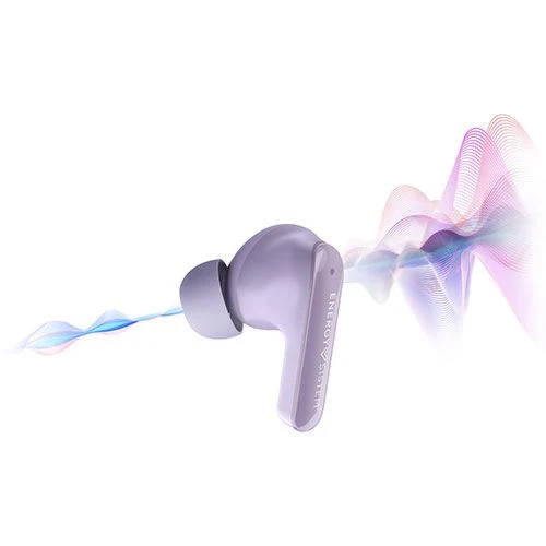 Auriculares True Livre de fios Bluetooth Energy Sistem Serenity ANC - Lilás com Carregador Sem Fio