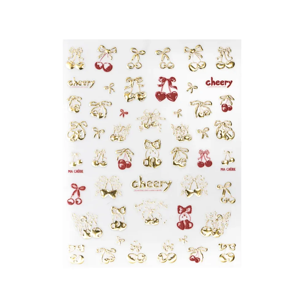 Gold Cerejeira - Smart Nail Sticker