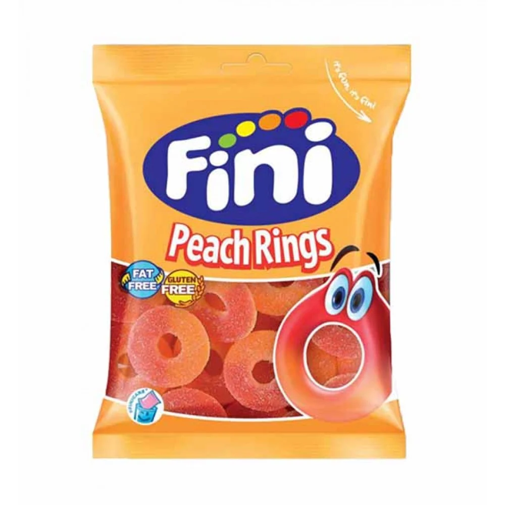 Gomas Peach Rings Fini 90g | NFC |