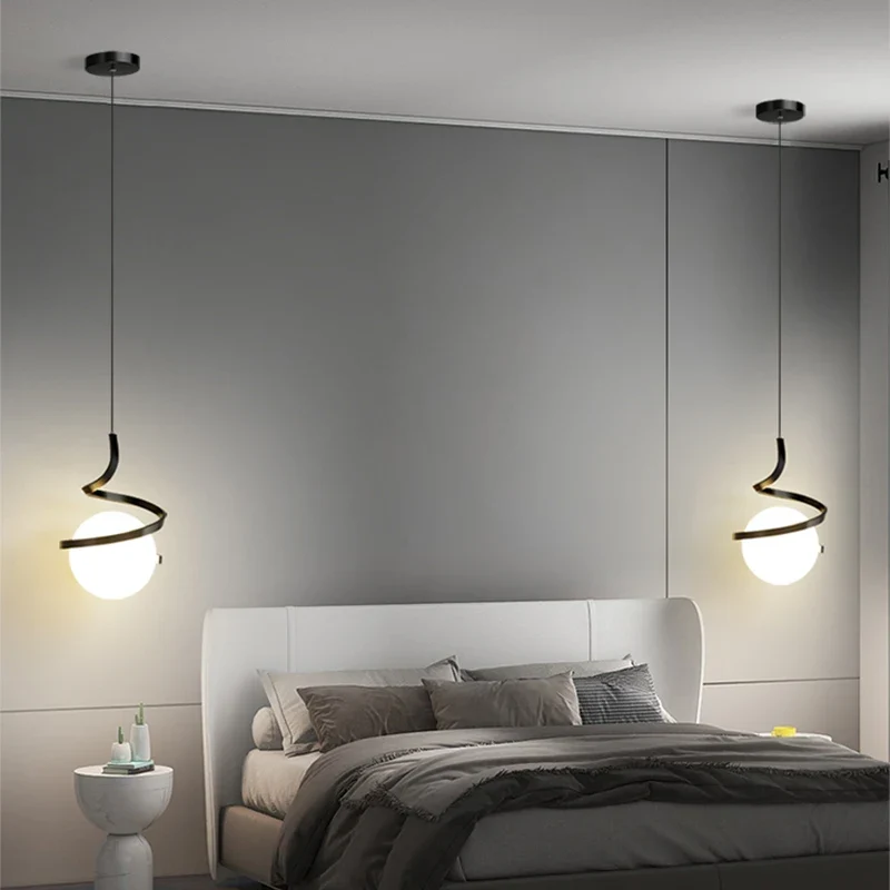 Hanging light/Tivias - Express range em Titânio Escovado