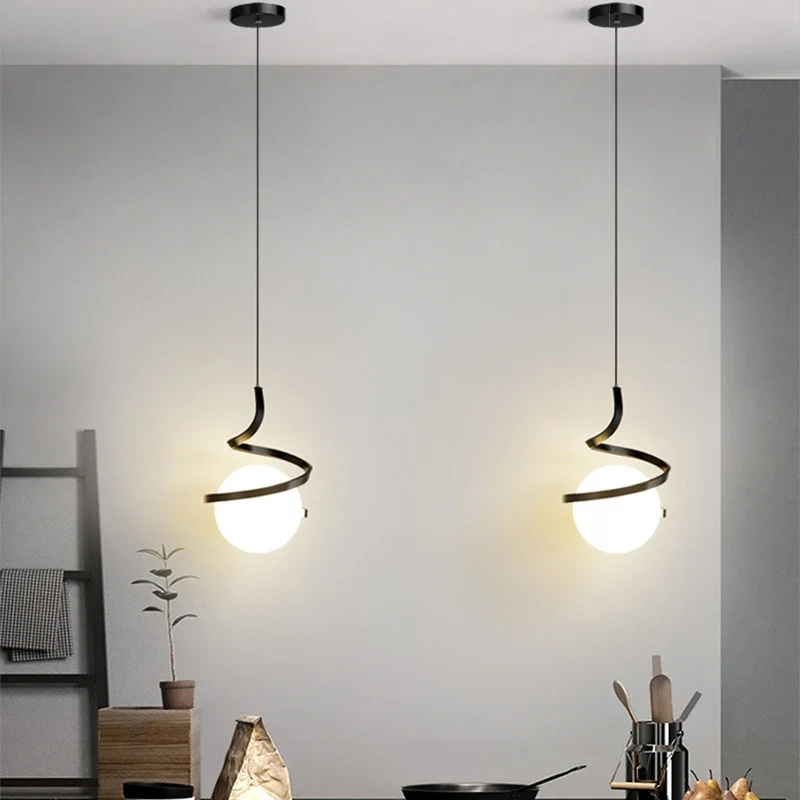 Hanging light/Tivias - Express range em Titânio Escovado