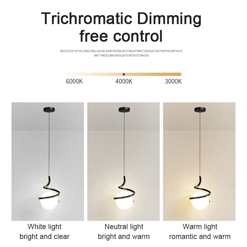 Hanging light/Tivias - Express range em Titânio Escovado