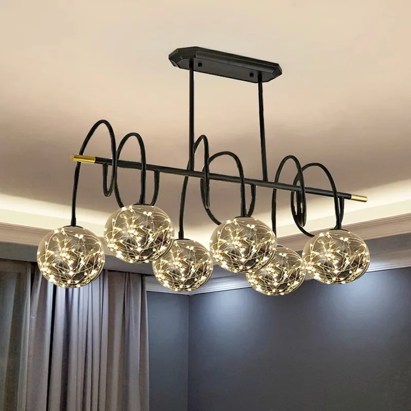 Iluminação Suspensa/SPHERE em Titânio Escovado