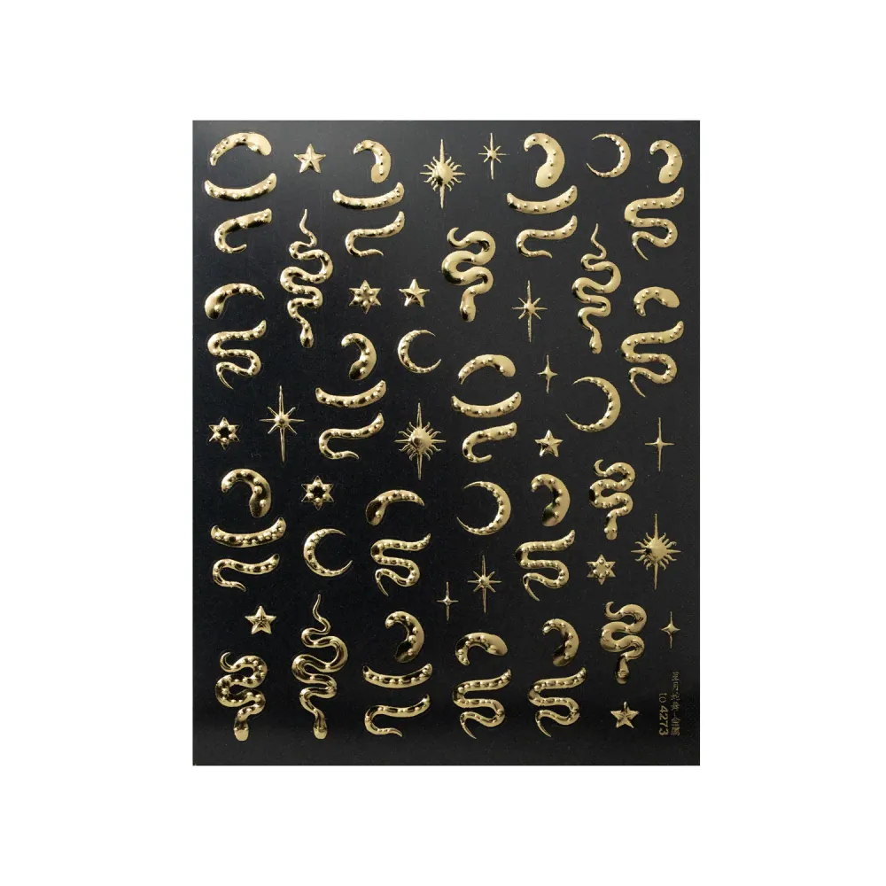 Âmbar Snake - Smart Nail Sticker