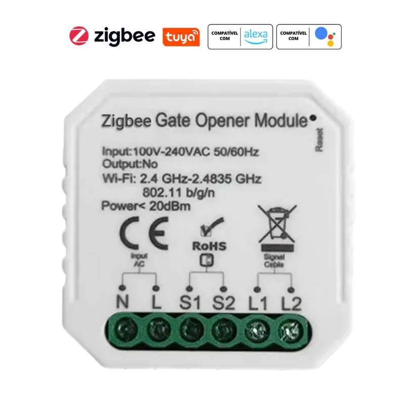 Premium de Titânio Módulo para Portão Inteligente - Zigbee