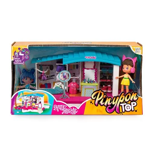 Roupeiro Pinypon Top Style - Famosa com Monitor de Ciclo Menstrual