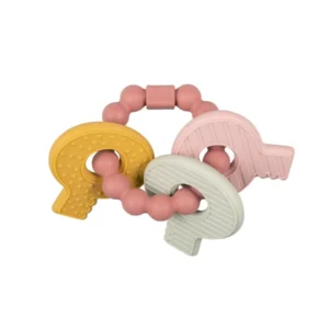 Sensor de Temperatura Pink silicona keychain teether