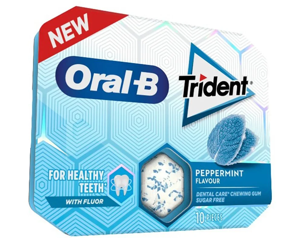 Termômetro Corporal Chicletes Menta s/çucar Trident 10x
