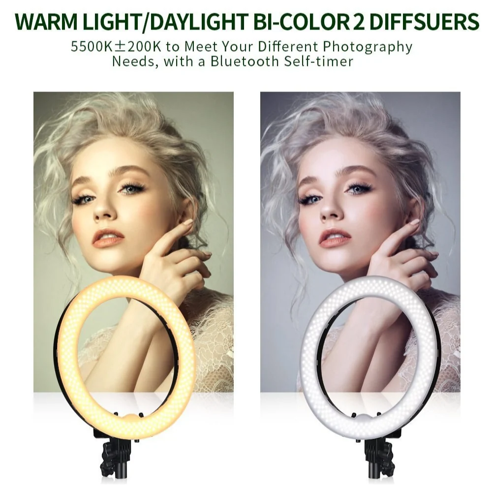Termômetro Corporal RING LIGHT ANEL DE LUZ LED