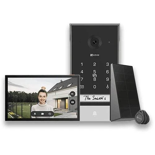 Vídeo Porteiro Intelgente Ezviz EP7 - Wi-Fi - 2K + Painel Solar com Garantia de 18 Meses