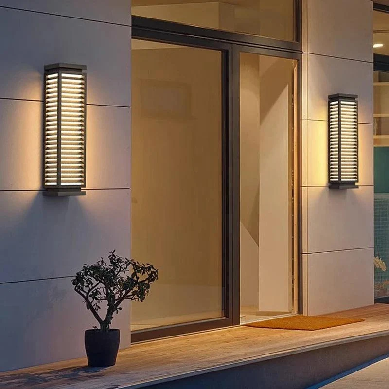 Wall/Oris outdoor luminaire com Carregador Sem Fio Black