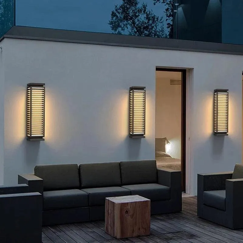 Wall/Oris outdoor luminaire com Carregador Sem Fio Black