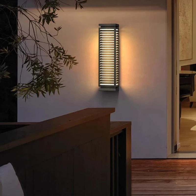 Wall/Oris outdoor luminaire com Carregador Sem Fio Black