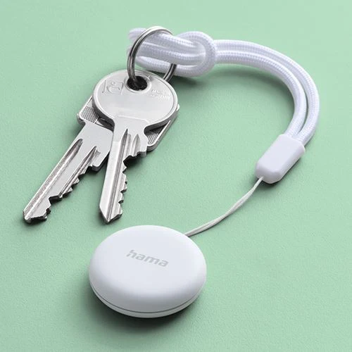 Certificado Bluetooth 5.3 Localizador sem Fios Hama 185826 - Branco - 2 Unidades