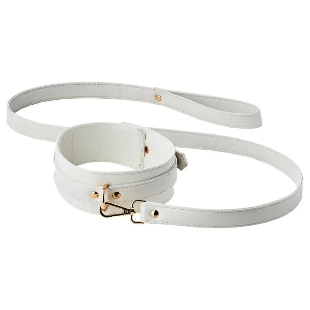 Coleira Blaze TOP com Trela, Branco