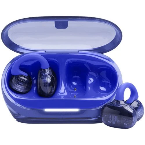 Conforto Ergonômico Auriculares True Sem fio Bluetooth JBL Soundgear Clips - Azul