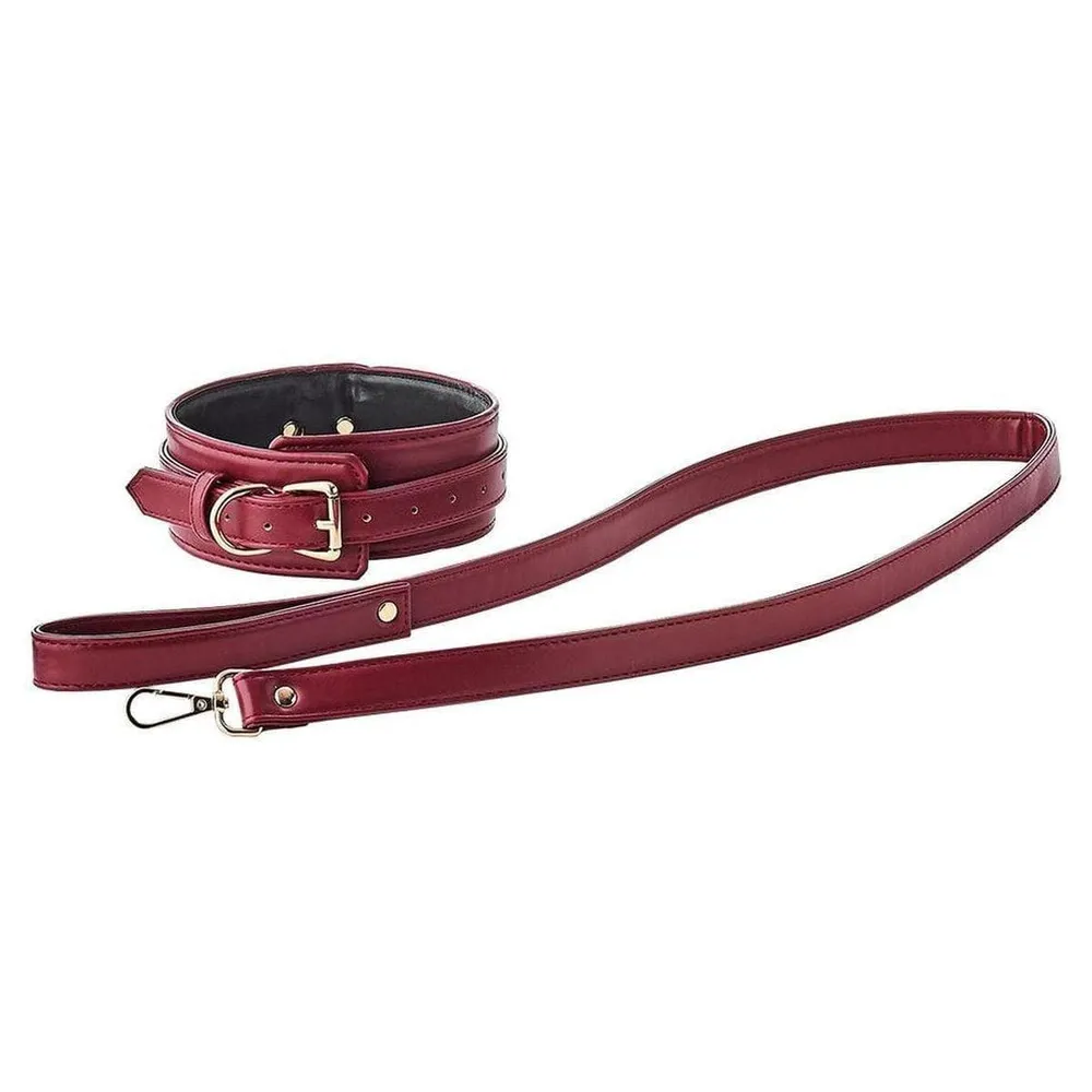 Localizador Bluetooth Coleira Blaze PREMIUM com Trela, Vermelho