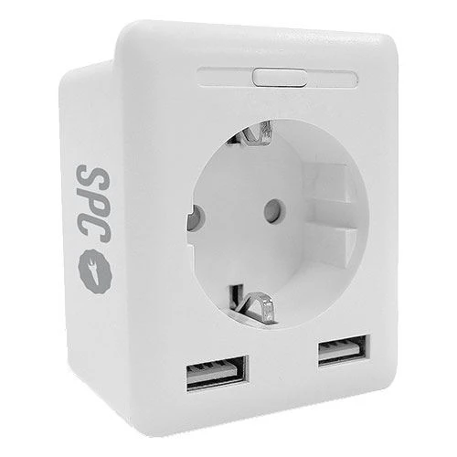 Fotografia Discreta Tomada Inteligente SPC Clever Plug USB - 10A