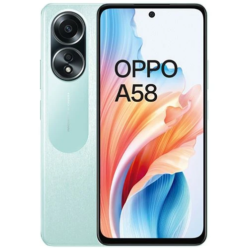 Gravação em Vídeo Oppo A58 - 128GB - Verde Cintilante