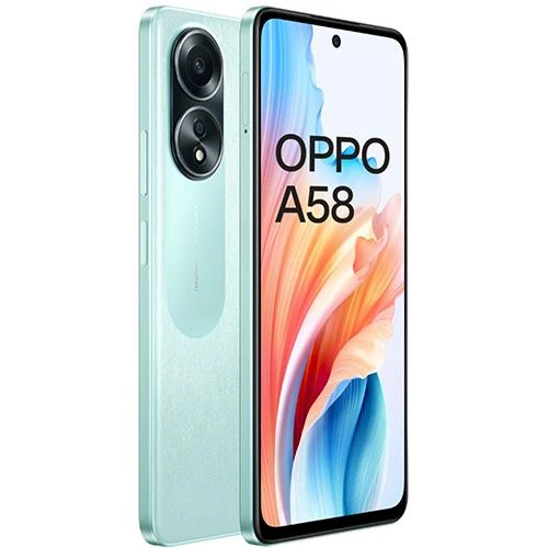 Oppo A58 - 128GB - Verde Cintilante com Câmera 4K