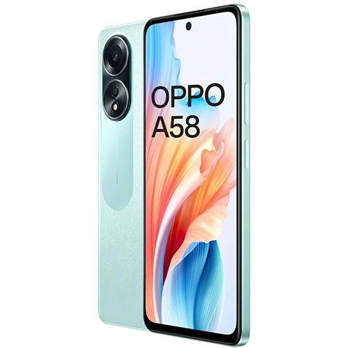 Oppo A58 - 128GB - Verde Cintilante com Câmera 4K