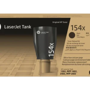 HP 154X HIGH YIELD BLACK ORIGINAL LASERJET TANK TONER RELOAD KIT