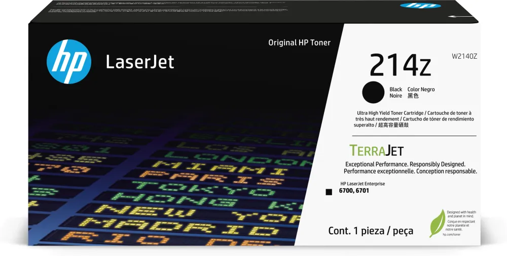 HP 214Z BLK ORIGINAL LASERJET TONER CRTG