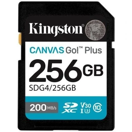 256GB SDXC CANVAS GO PLUS GEN4 200MBS C10 UHS-I U3 V30