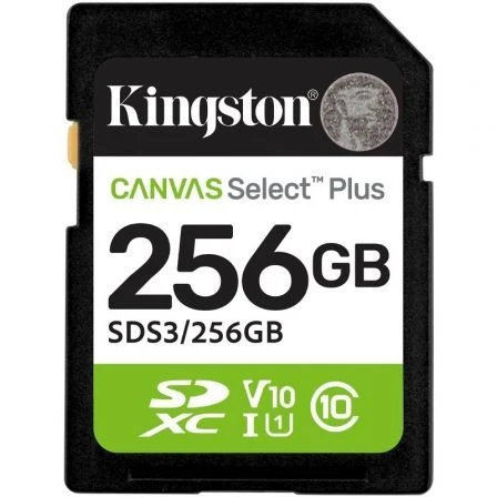 256GB SDXC CANVAS SELECT PLUS GEN3 150MBS C10 UHS-I U1 V10