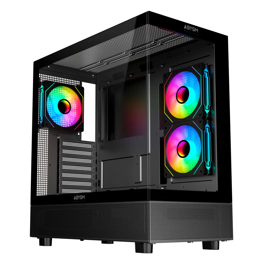 ABYSM DANUBE SAVA H400 PRIME BLACK CAJA TORRE ATX, MINI-ITX, MICR