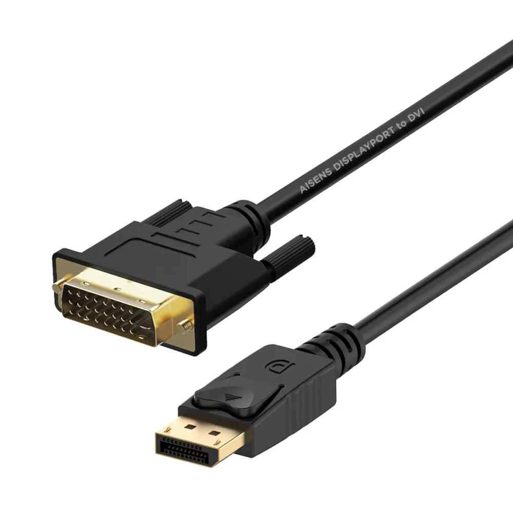 Adaptador DisplayPort para adaptador DVI Aisens A125-0366 Preto 2 m