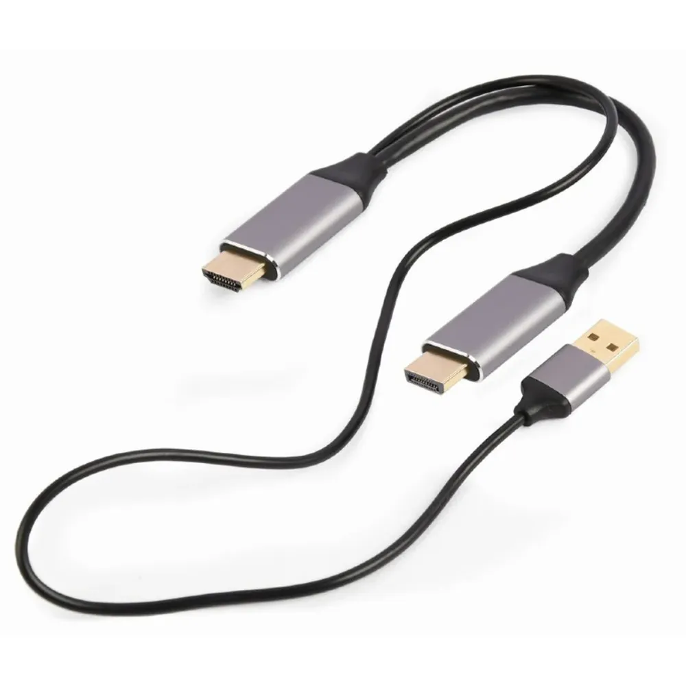 Adaptador DisplayPort para HDMI GEMBIRD -HDMIM-DPM-01 Preto 2 m