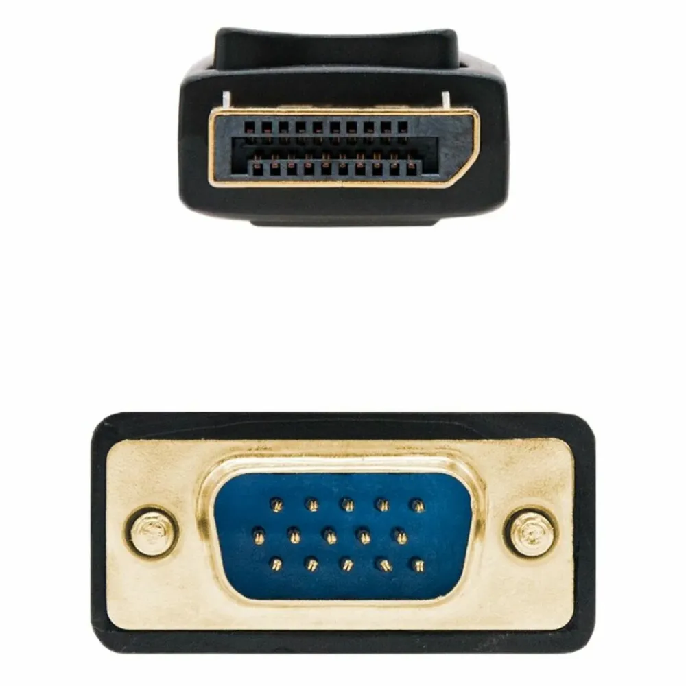 Adaptador DisplayPort para VGA NANOCABLE 10.15.4402 Preto 2 m