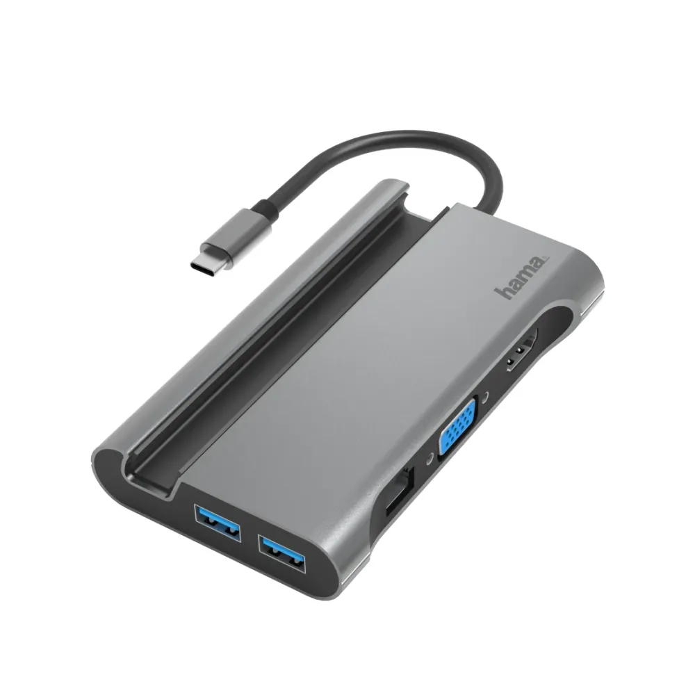 ADAPTADOR HAMA USB-C MULTIPORTAS, 7 PORTAS - 200102
