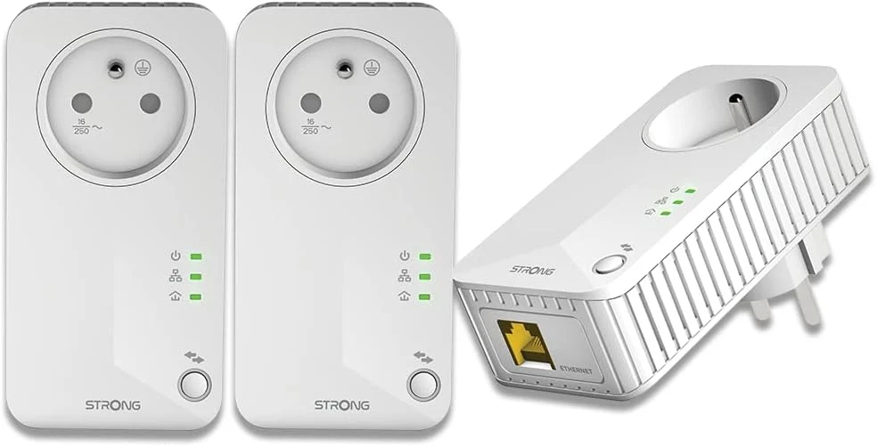 ADAPTADOR PLC STRONG POWERLINE 600 TRIPLE PACK