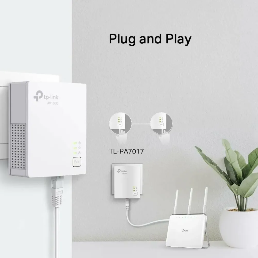 Adaptador PLC TP-Link TL-PA7017 KIT