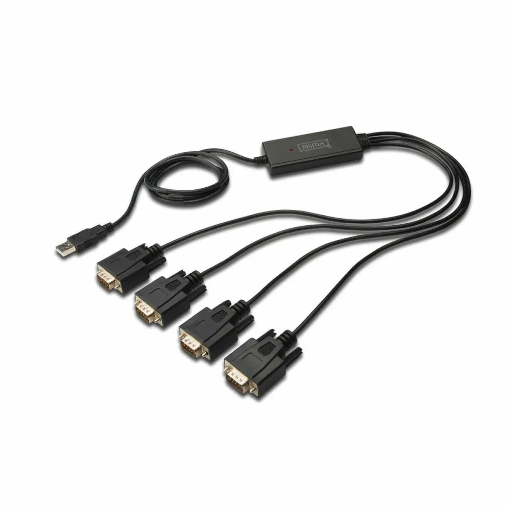Adaptador USB para RS232 Digitus DA-70159 Preto 1,5 m