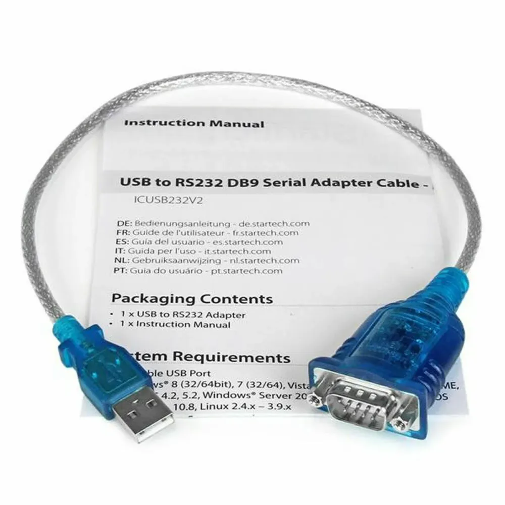 Adaptador USB para RS232 Startech ICUSB232V2 Cinzento