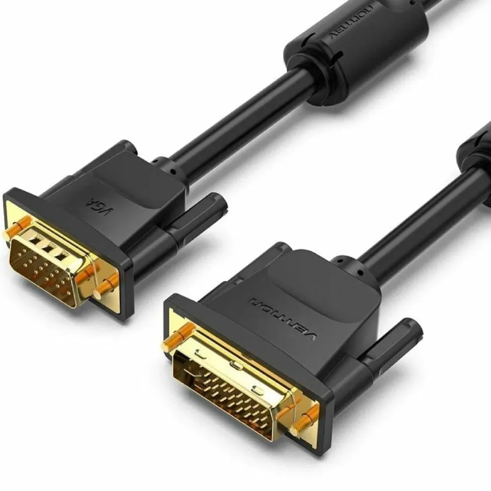 Adaptador VGA para DVI Vention EACBI Preto 3 m