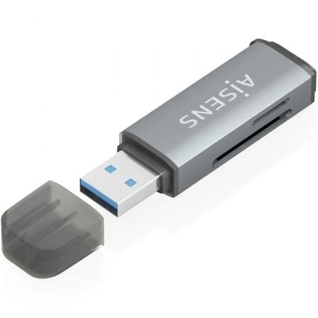 AISENS LECTOR DE TARJETAS USB- 3.1 GEN1 - COMPATIBLE CON SD, MIC