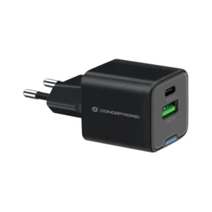 ALTHEA15B 2-PORT 20W GAN USB PD CHARGER, USB-C X 1, USB- X 1, QC