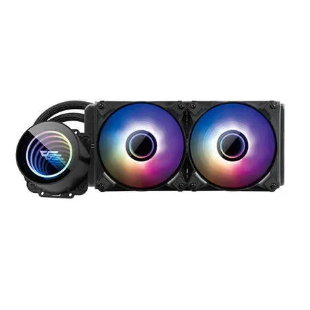 ARREFECIMENTO ÁGUA DARKFLASH DX240 V2.6 ARGB PC 2X 120X120 PRET