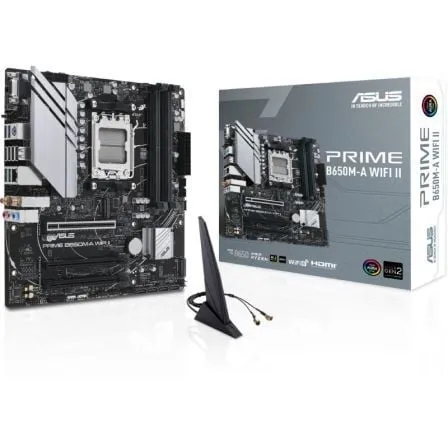 ASUS PRIME B650M- WIFI II AMD B650 Ranhura AM5 micro ATX
