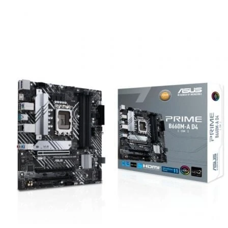 ASUS PRIME B660M- D4-CSM Intel B660 LGA 1700 micro ATX