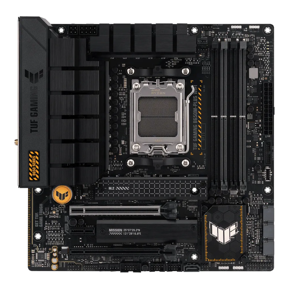 ASUS TUF GAMING B650M-PLUS WIFI AMD B650 Ranhura AM5 micro ATX